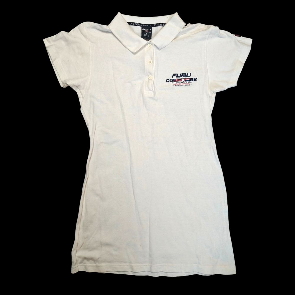 FUBU White Polo Dress